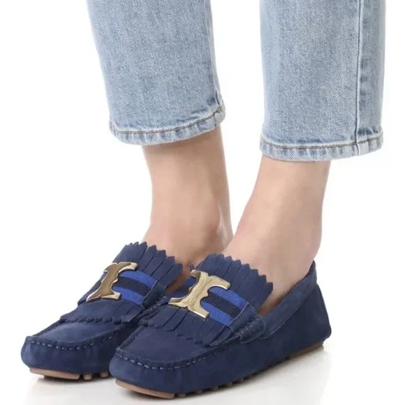 Tory Burch Gemini Link Driver Loafers - Picture 2 of 10